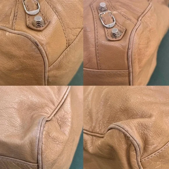 Balenciaga Tan City Bag Authentic Vintage - Picture 8 of 8
